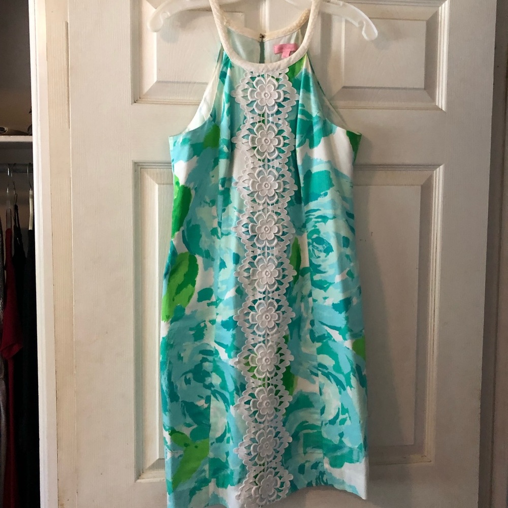 Blue First Impressions Lilly Pulitzer Dress